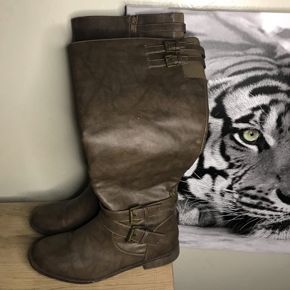 Shoe Dazzle Wide Width Boots